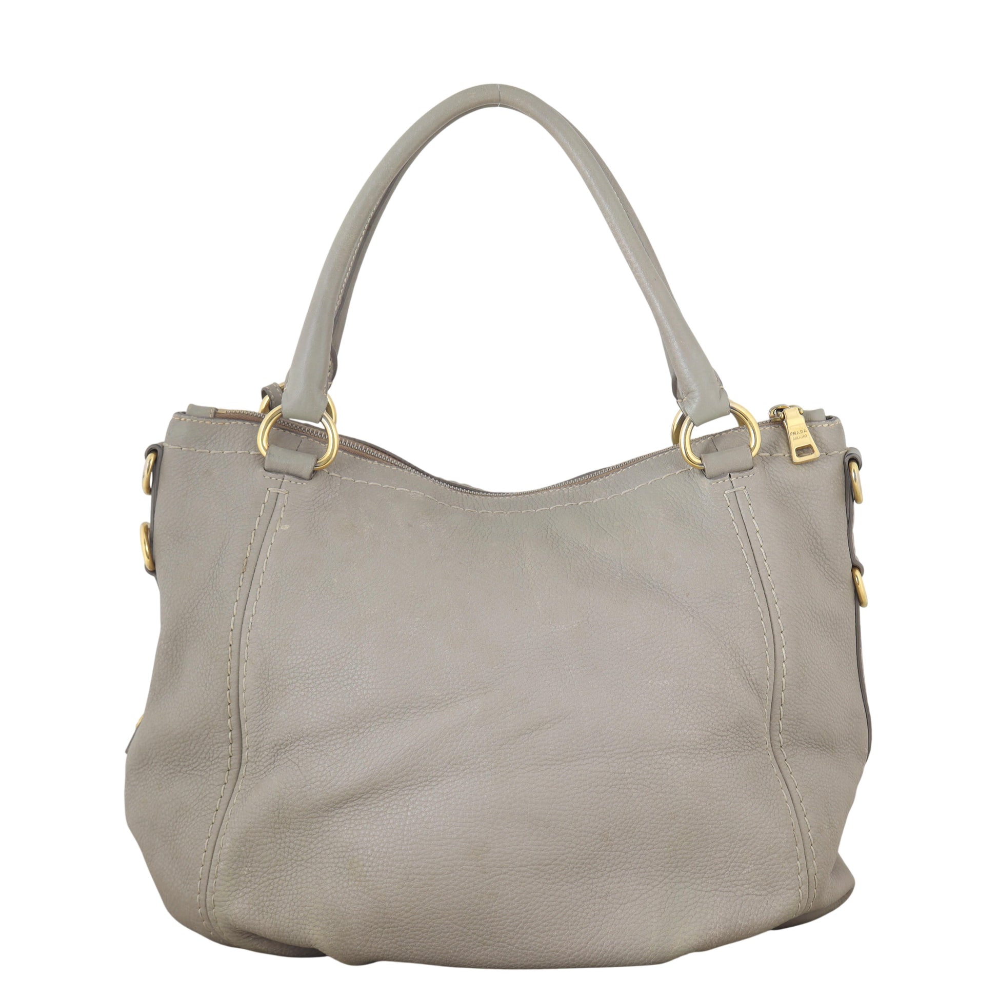 Prada Vitello Daino Two Way Tote