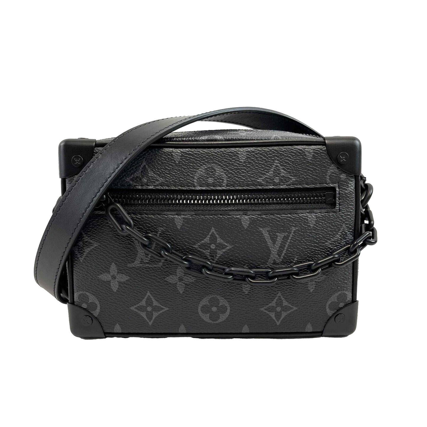 LOUIS VUITTON Mini Soft Trunk Monogram Eclipse Black Handbag