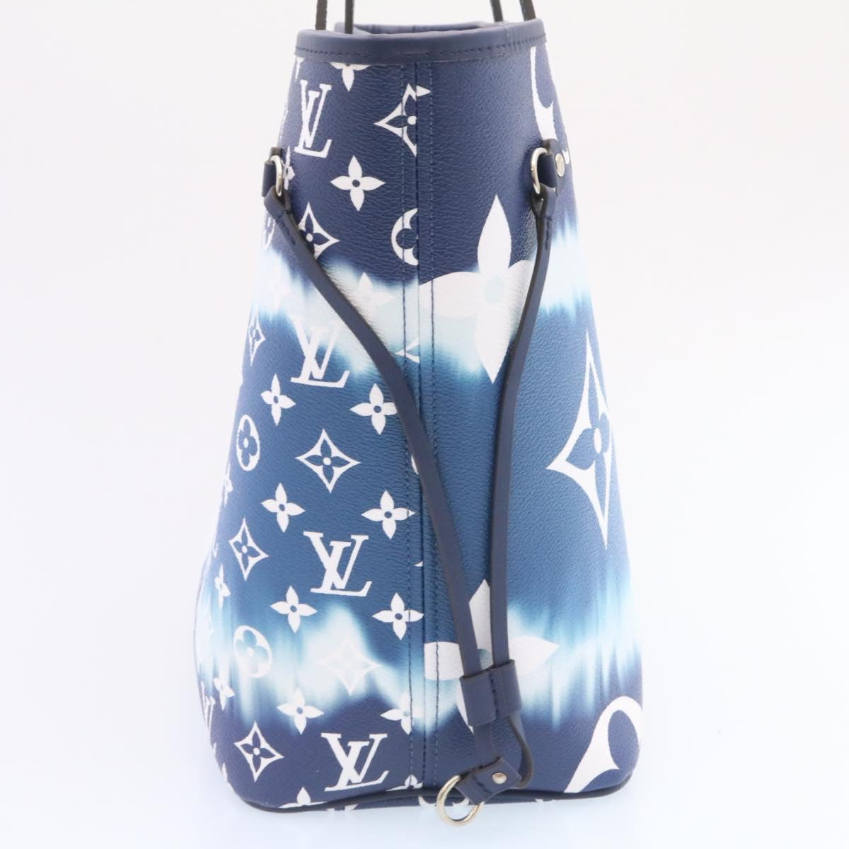 LOUIS VUITTON Monogram Escal Neverfull MM Tote Bag Blue M45128 LV 26573A
