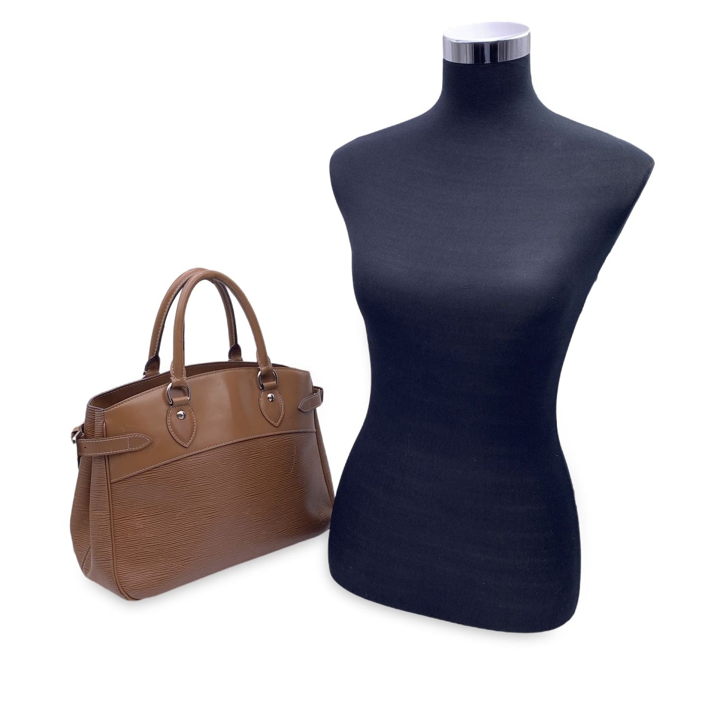 LOUIS VUITTON Light Brown Epi Leather Passy Pm Bag Satchel