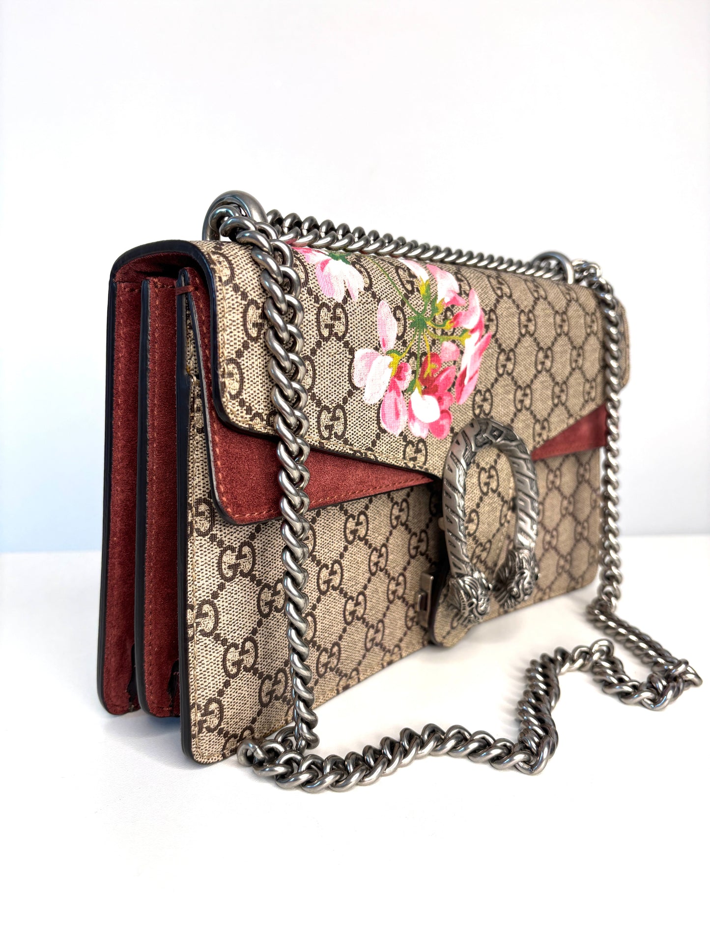 Prada Chain Canvas Shoulder Bag