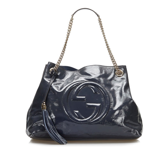 Gucci Soho Leather Chain Tote