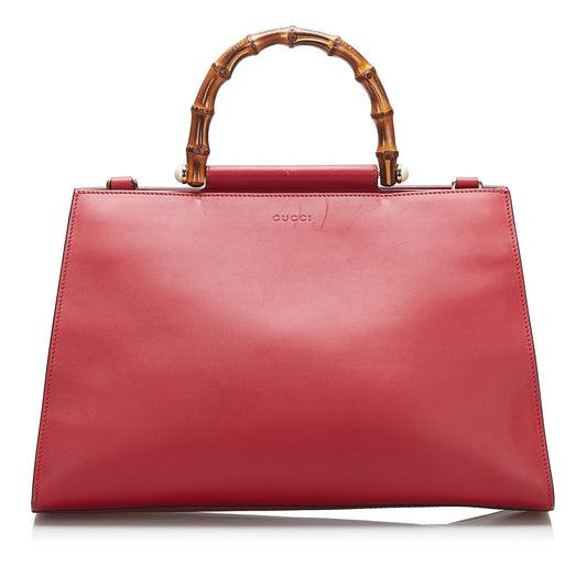 Gucci Bamboo Leather Tote Style 23