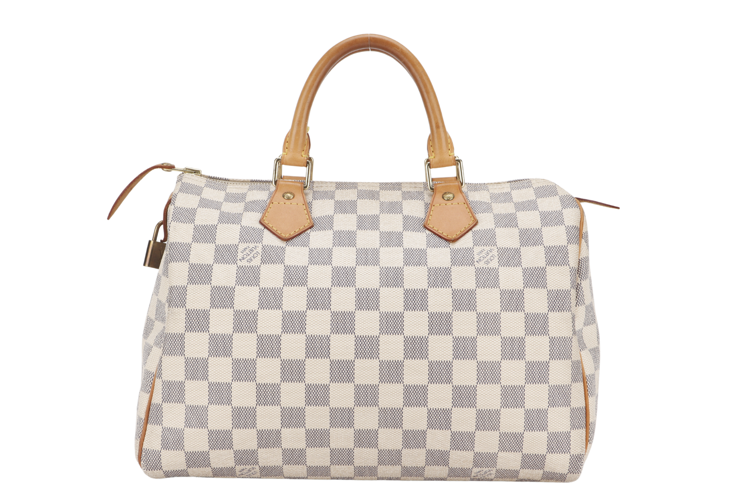 LOUIS VUITTON DAMIER AZUR WITH LOCK ONLY NO KEY Handbag