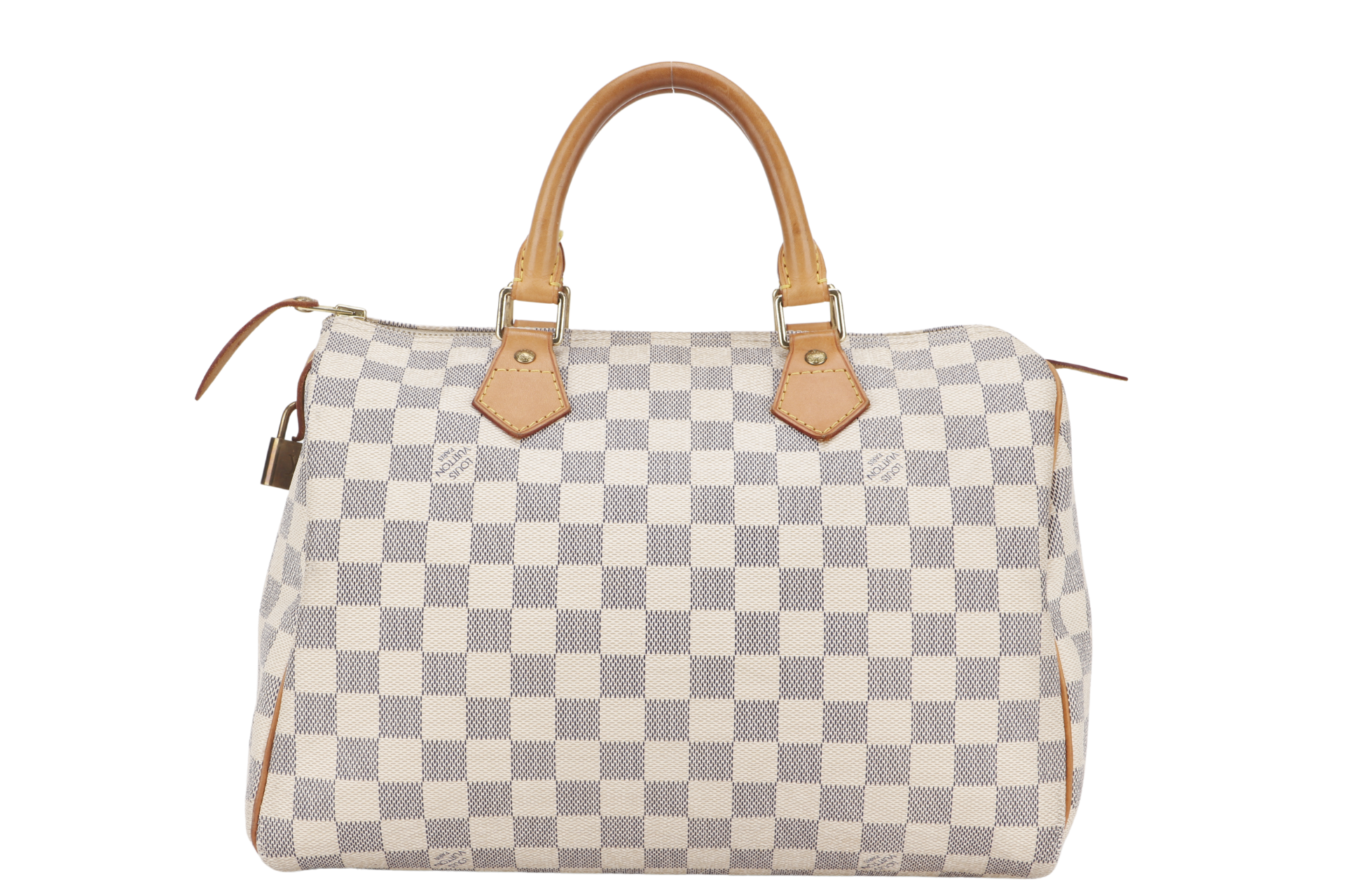 LOUIS VUITTON DAMIER AZUR WITH LOCK ONLY NO KEY Handbag
