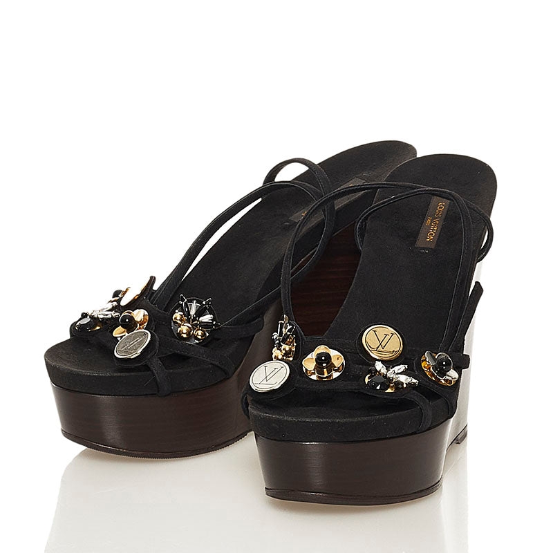 Louis vuitton Pumpkins Swede Black Brown 's Eyes