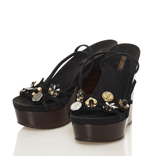 Louis vuitton Pumpkins Swede Black Brown 's Eyes