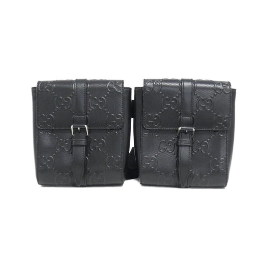 Gucci GG Embossed Leather Waist Bag