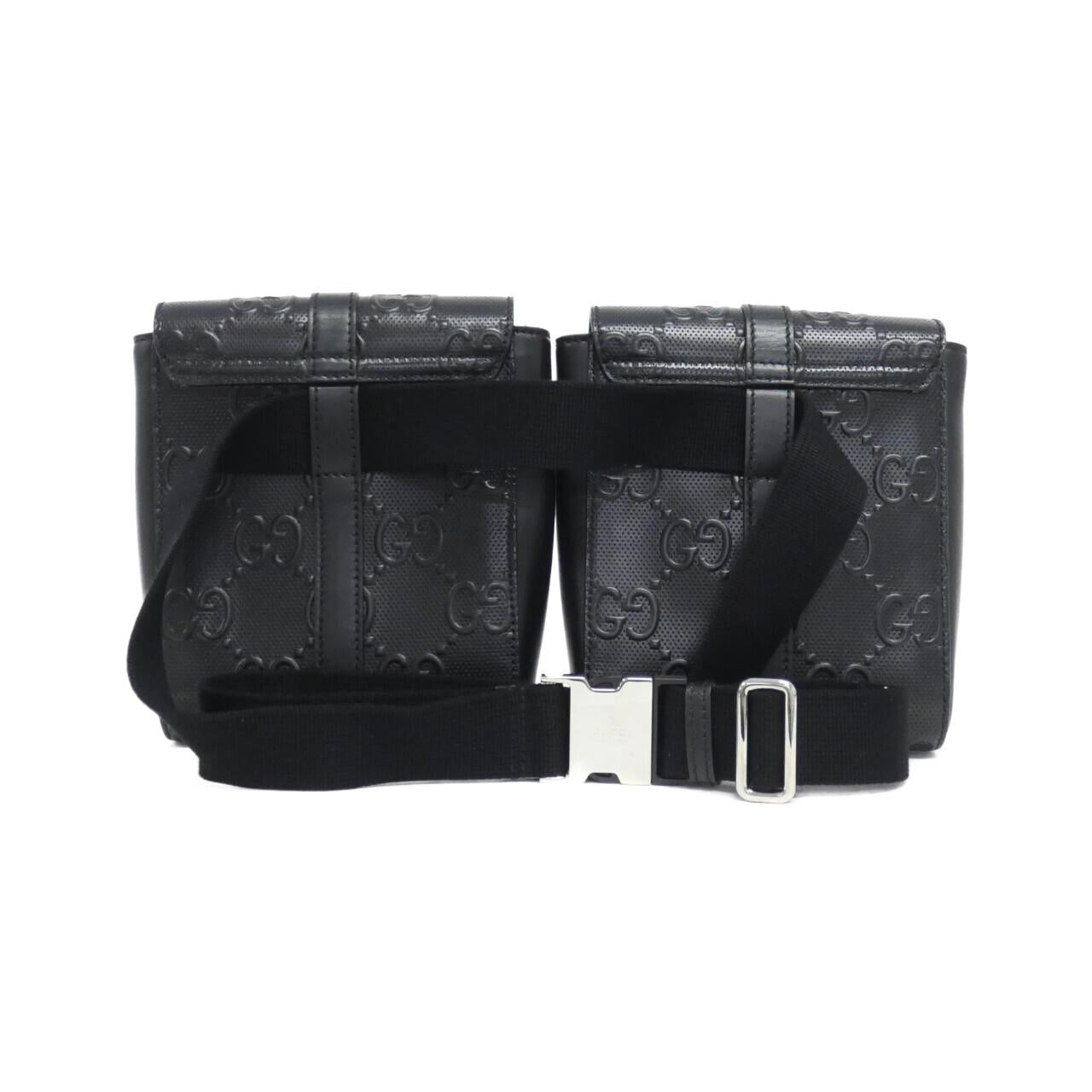 Gucci GG Embossed Leather Waist Bag