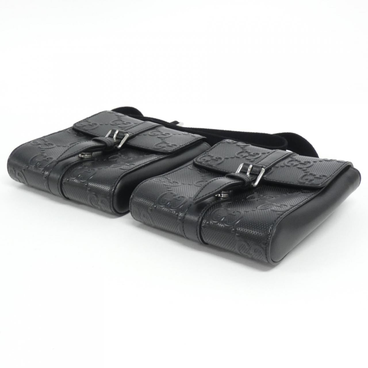 Gucci GG Embossed Leather Waist Bag
