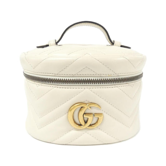 Gucci GG MARMONT Quilted Chevron Leather Backpack