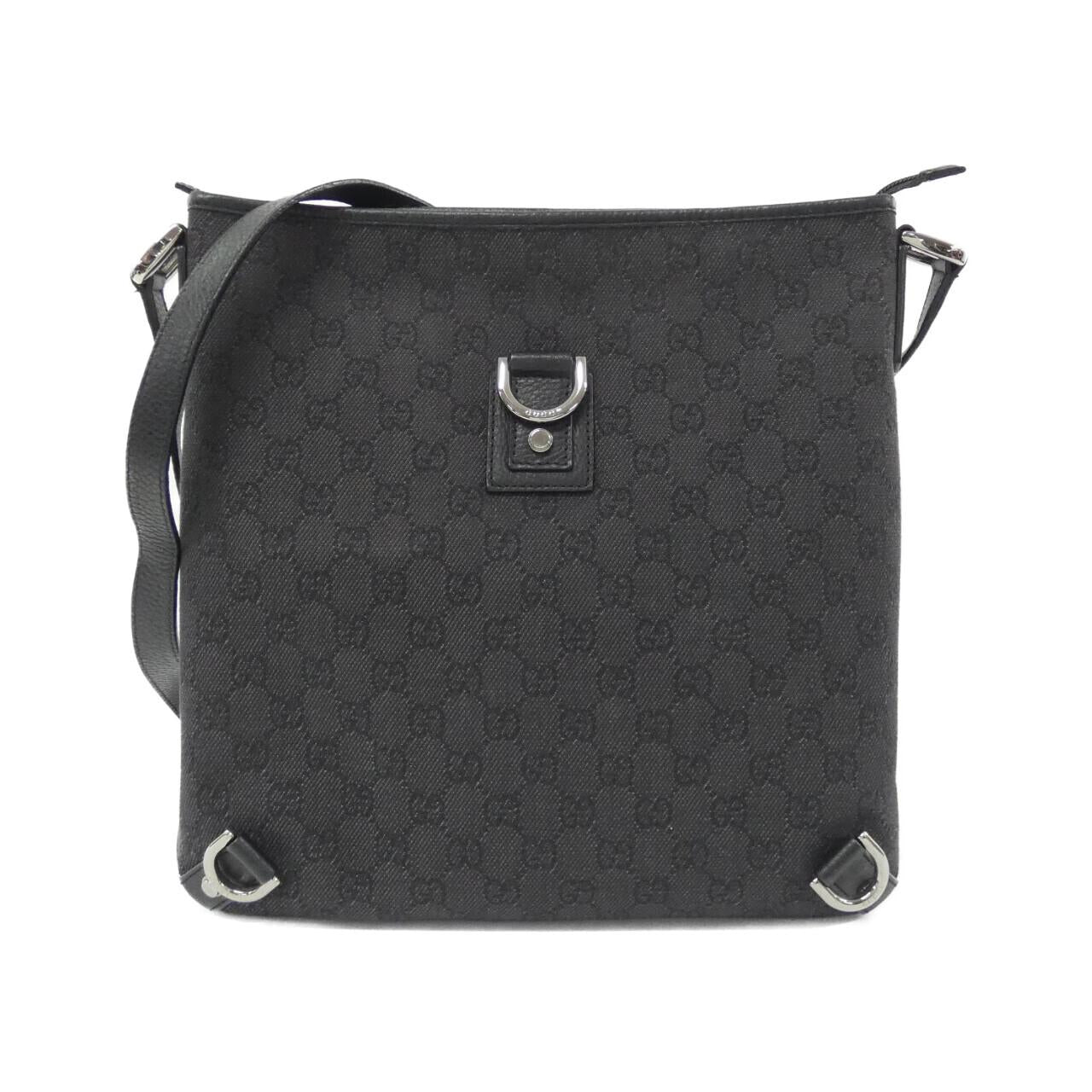 Gucci 268642 GG Denim Shoulder Bag