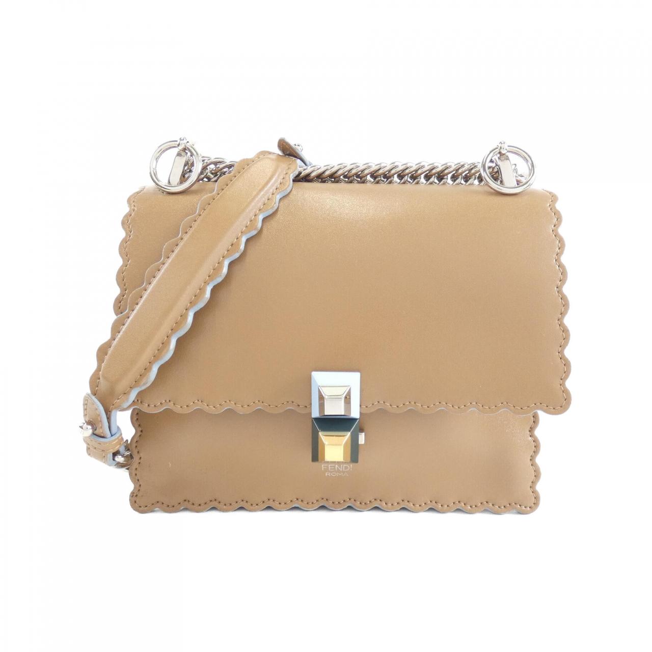 Fendi KAN I MINI Calf Shoulder Bag