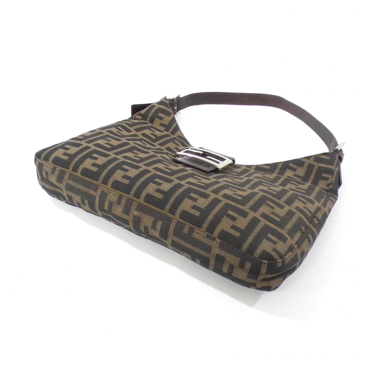 Fendi 26569 Canvas Shoulder Bag