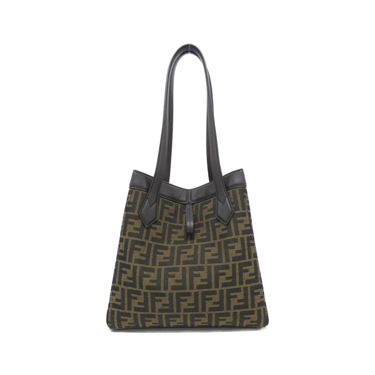 Fendi Origami MEDIUM Canvas Calf Shoulder Bag