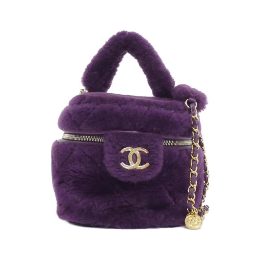 Chanel AS3357 Shearling Lamb Shoulder Bag