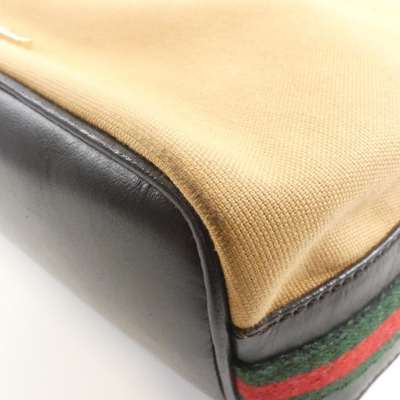 Gucci Canvas Shoulder Bag