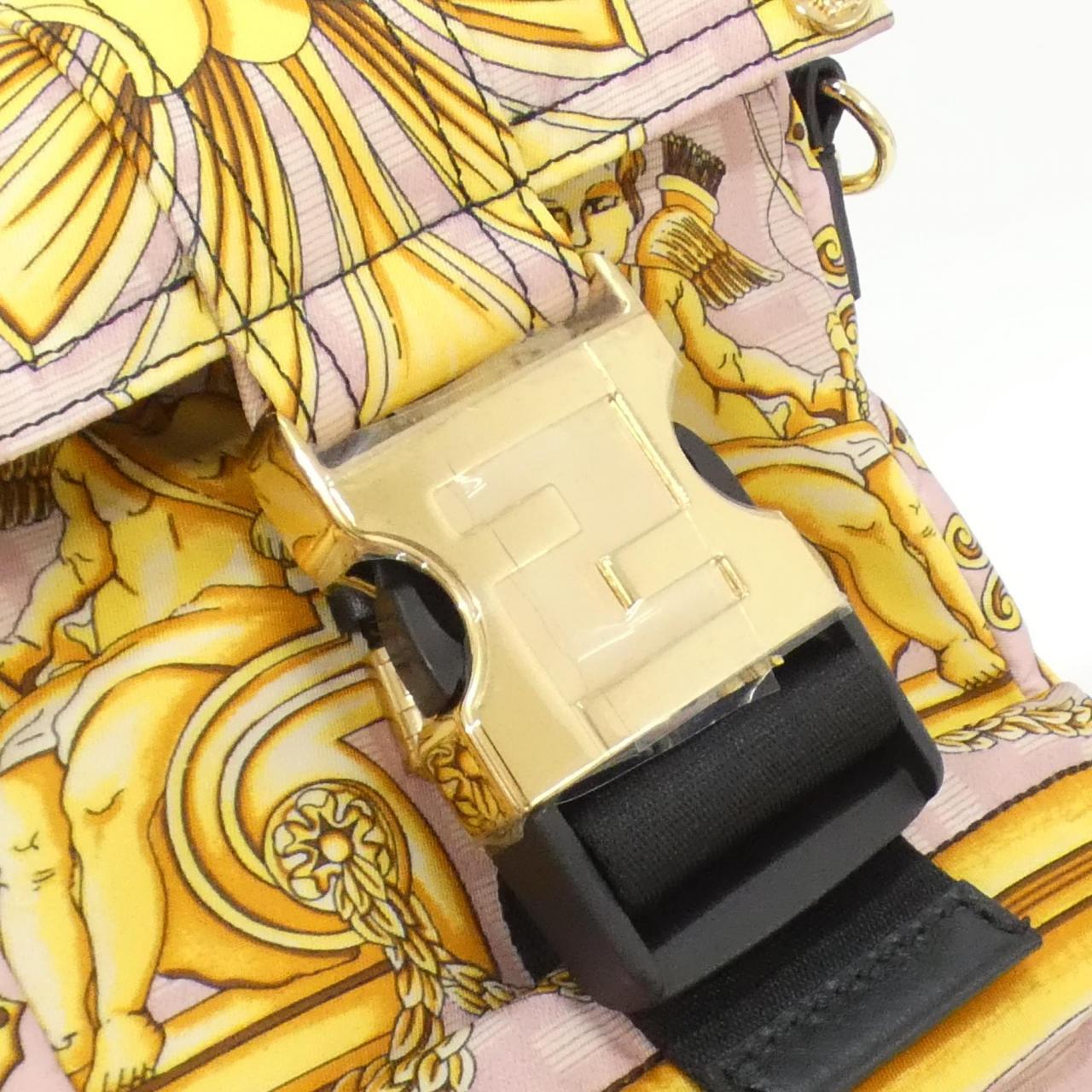 Fendi 7VZ068 AITI Nylon Calf Shoulder Bag