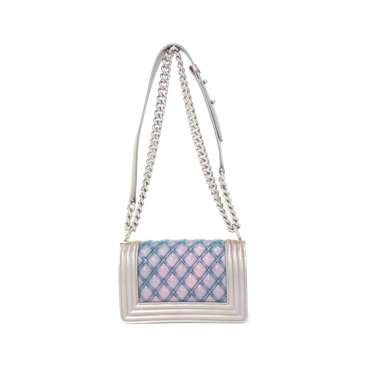 Chanel Boy Chanel PVC Iridescent Patent Calf Shoulder Bag