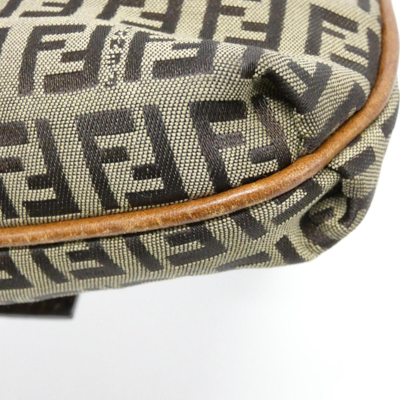Fendi 8BT075 TN9 Canvas Shoulder Bag