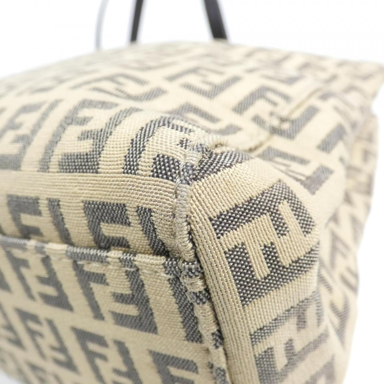 Fendi 8BH132 JQ4 Canvas Leather Bag