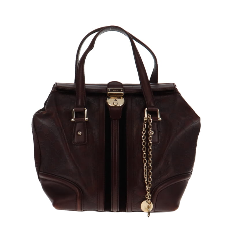 Gucci Guccissima Brown Leather Shoulder Bag