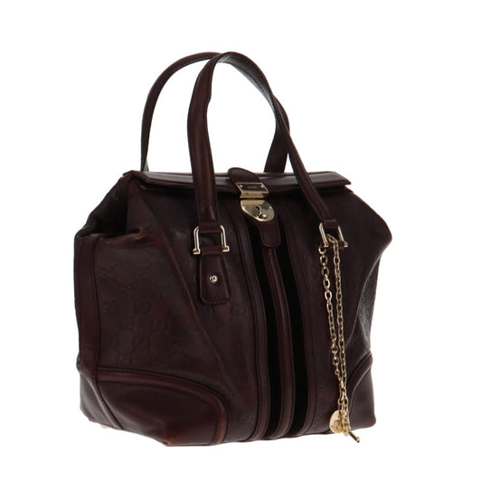 Gucci Guccissima Brown Leather Shoulder Bag