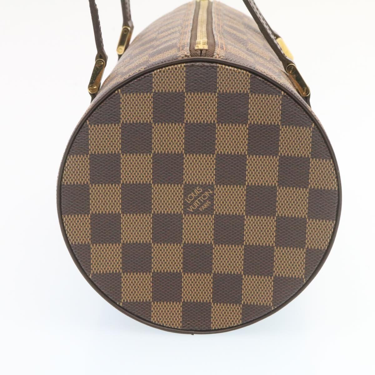 LOUIS VUITTON Damier Ebene Papillon 30 Hand Bag LV Auth