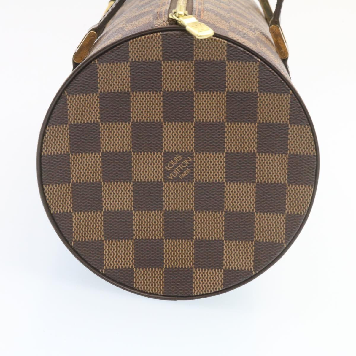 LOUIS VUITTON Damier Ebene Papillon 30 Hand Bag LV Auth