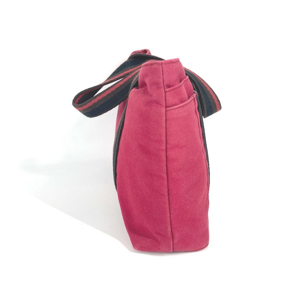 HERMES Tote Bag canvas Red Troca Horizontal PM Women