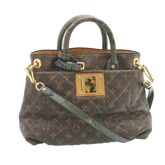 LOUIS VUITTON Monogram Etoile Exotic GM Hand Bag M40402 LV 27690A