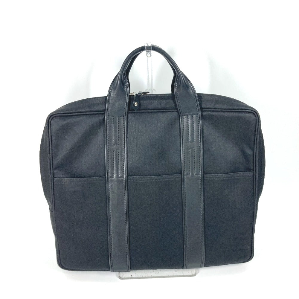 HERMES Business bag Nylon black 2WAY Acapulco Odinatur
