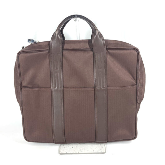 HERMES Business bag Nylon Brown Shoulder Acapulco Odinatur