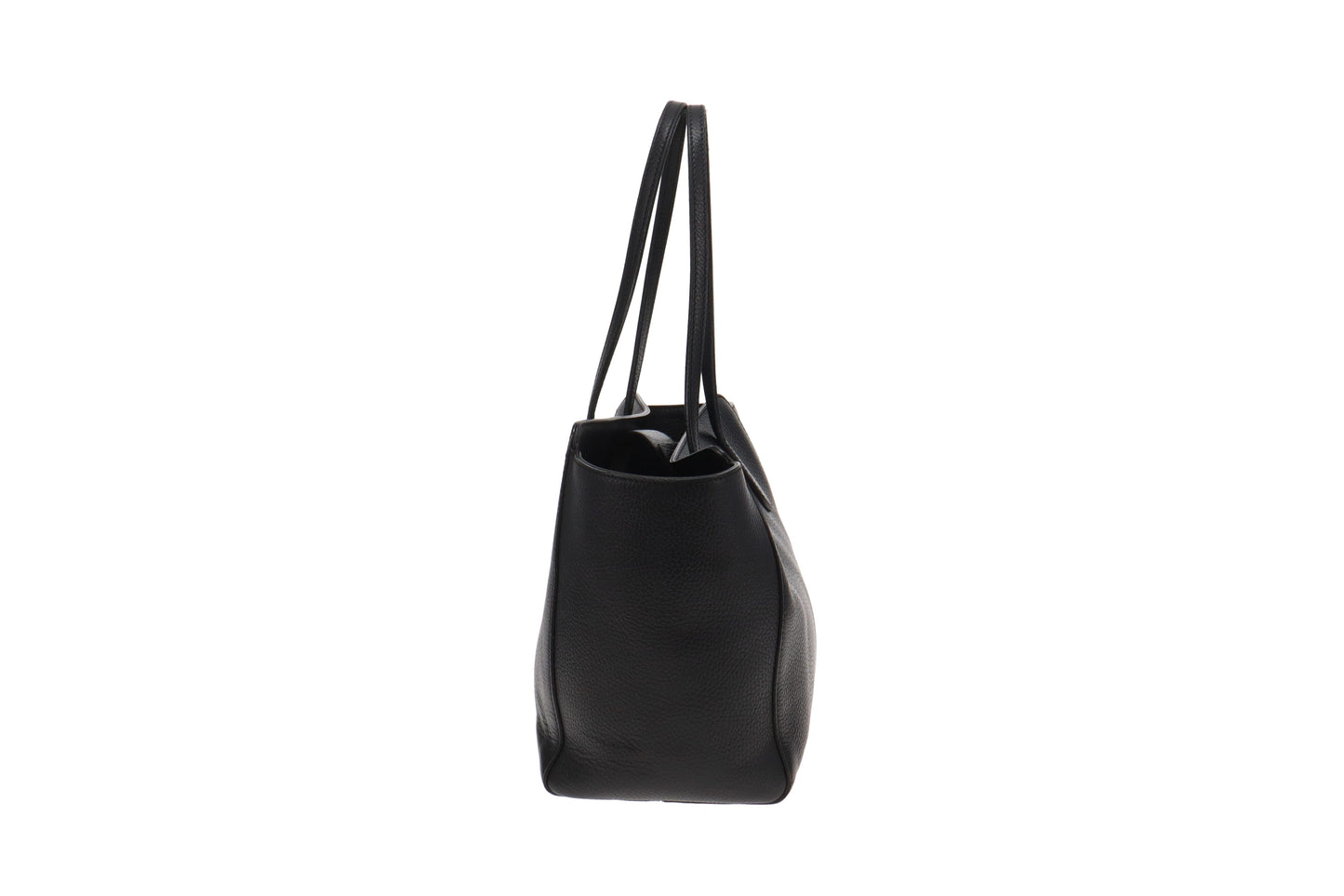 Gucci Black Leather Tote Style 10