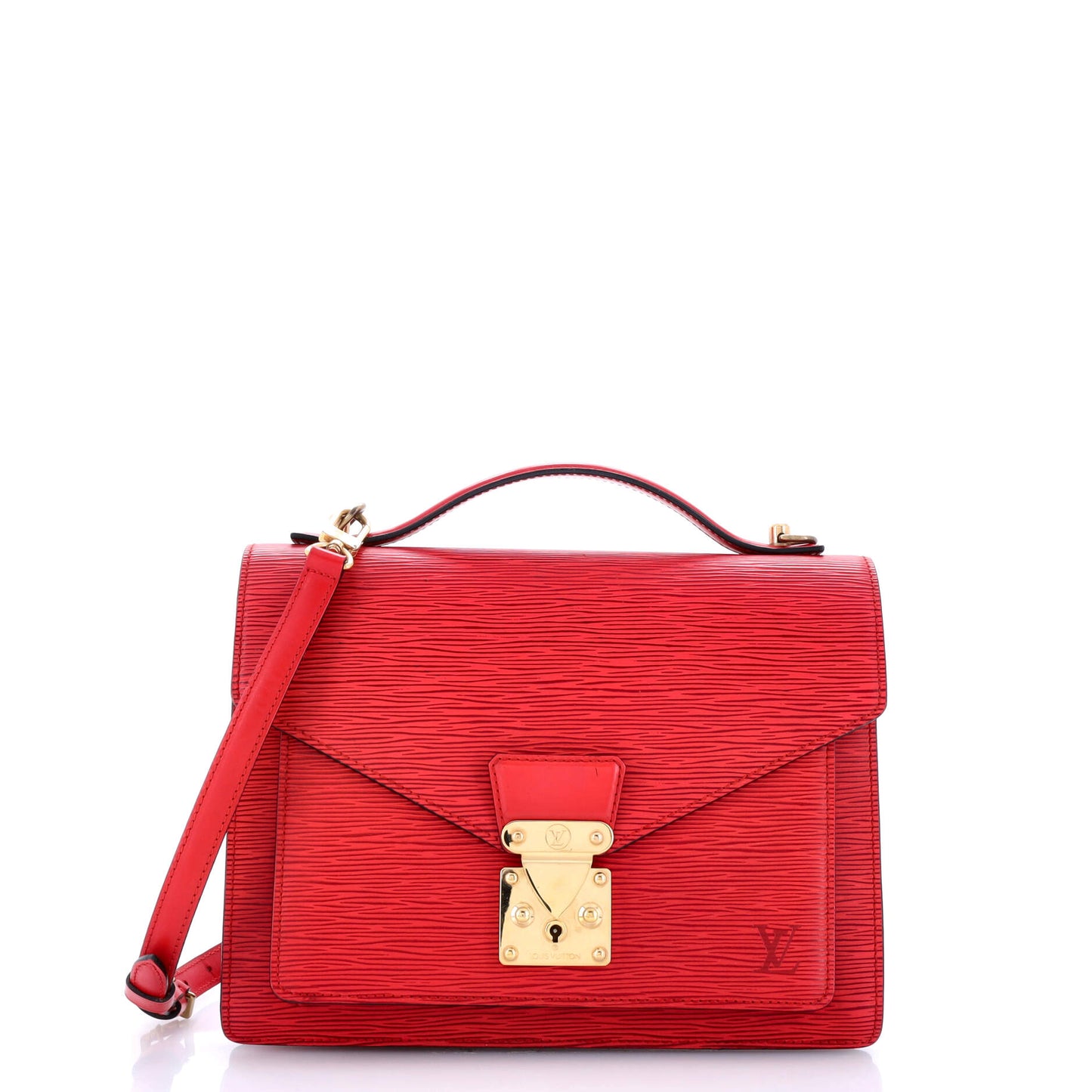 Louis Vuitton Monceau Handbag Epi Leather