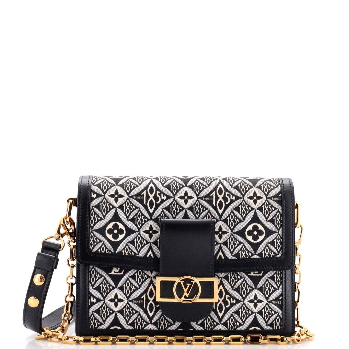 Louis Vuitton Dauphine Shoulder Bag Limited Edition Since 1854 Monogram Jacquard MM