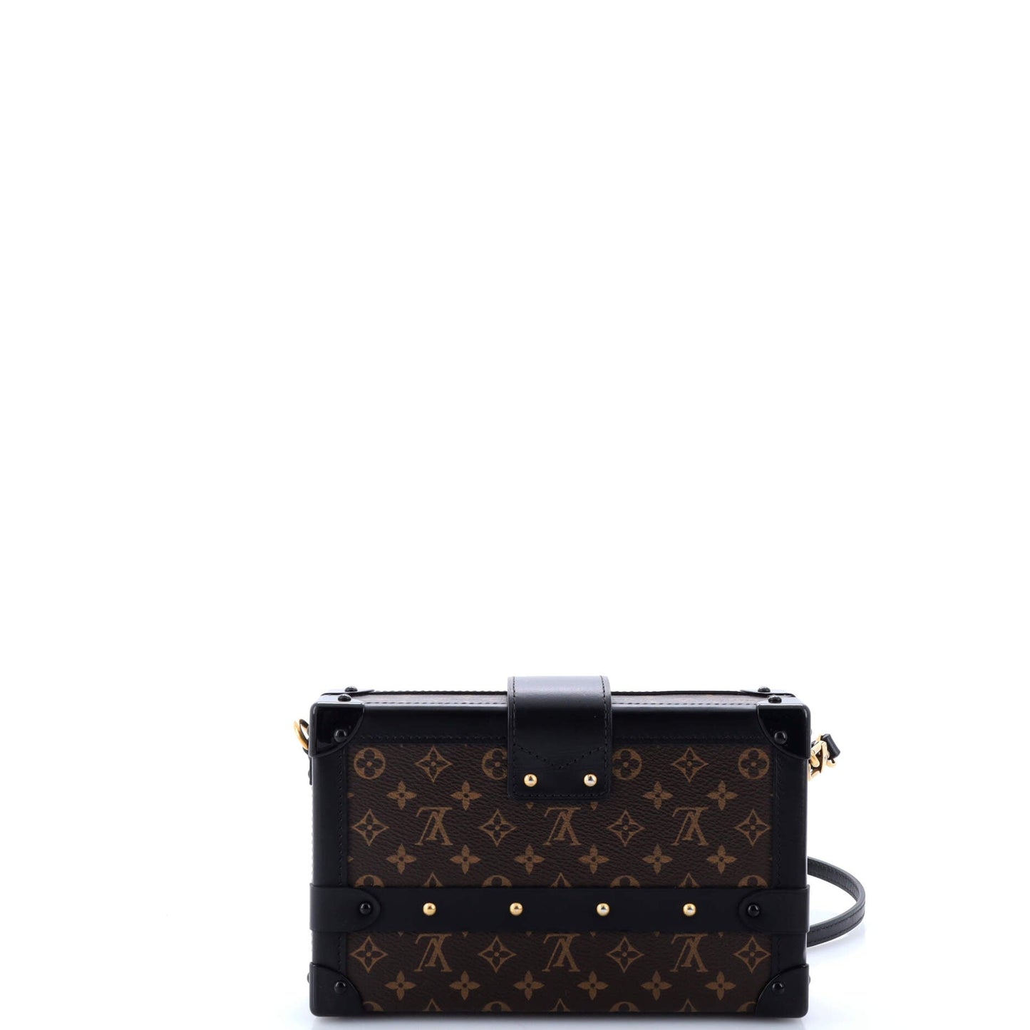 Louis Vuitton Petite Malle Handbag Monogram Canvas