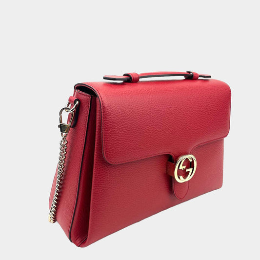 Gucci Chain Leather Shoulder Bag