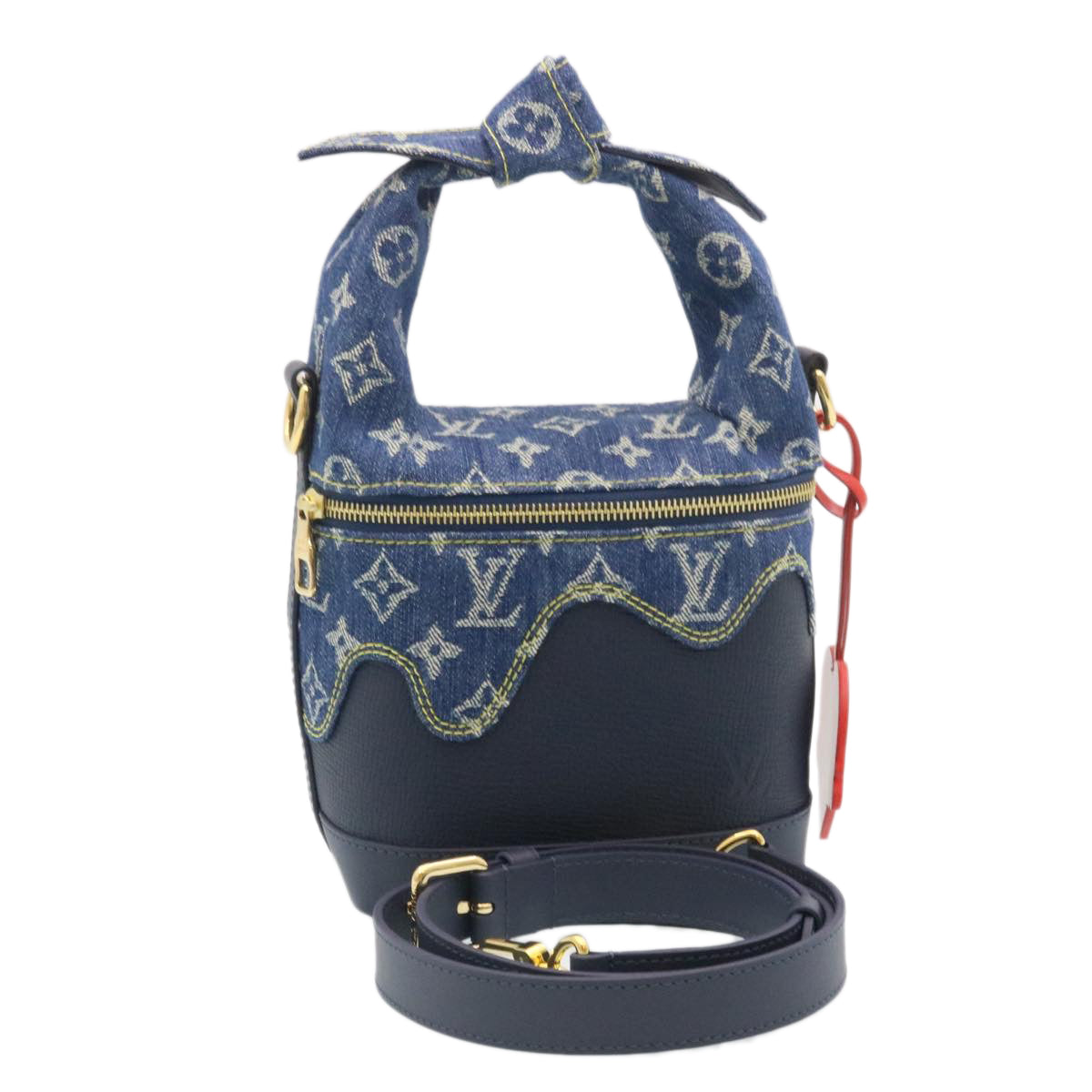 LOUIS VUITTON MonogramDenim drip Japanese cruiser ShoulderBag M45970 Auth 28766A