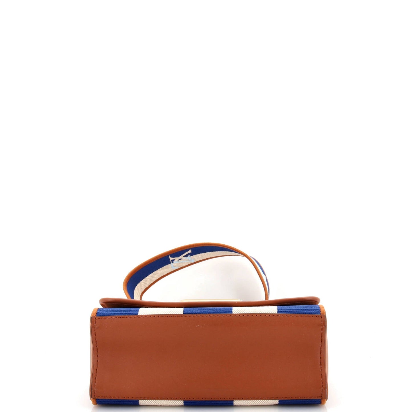 Louis Vuitton Twist Handbag Limited Edition Embroidered Stripe Canvas MM