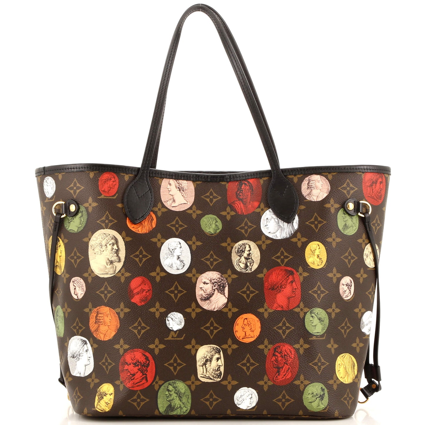 Louis Vuitton Neverfull NM Tote Limited Edition Fornasetti Cameo Monogram Canvas MM