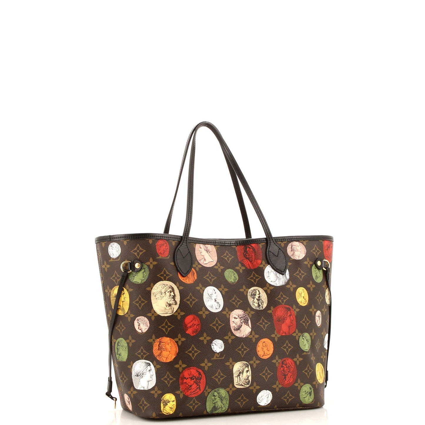 Louis Vuitton Neverfull NM Tote Limited Edition Fornasetti Cameo Monogram Canvas MM