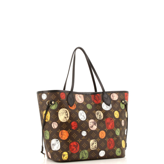 Louis Vuitton Neverfull NM Tote Limited Edition Fornasetti Cameo Monogram Canvas MM
