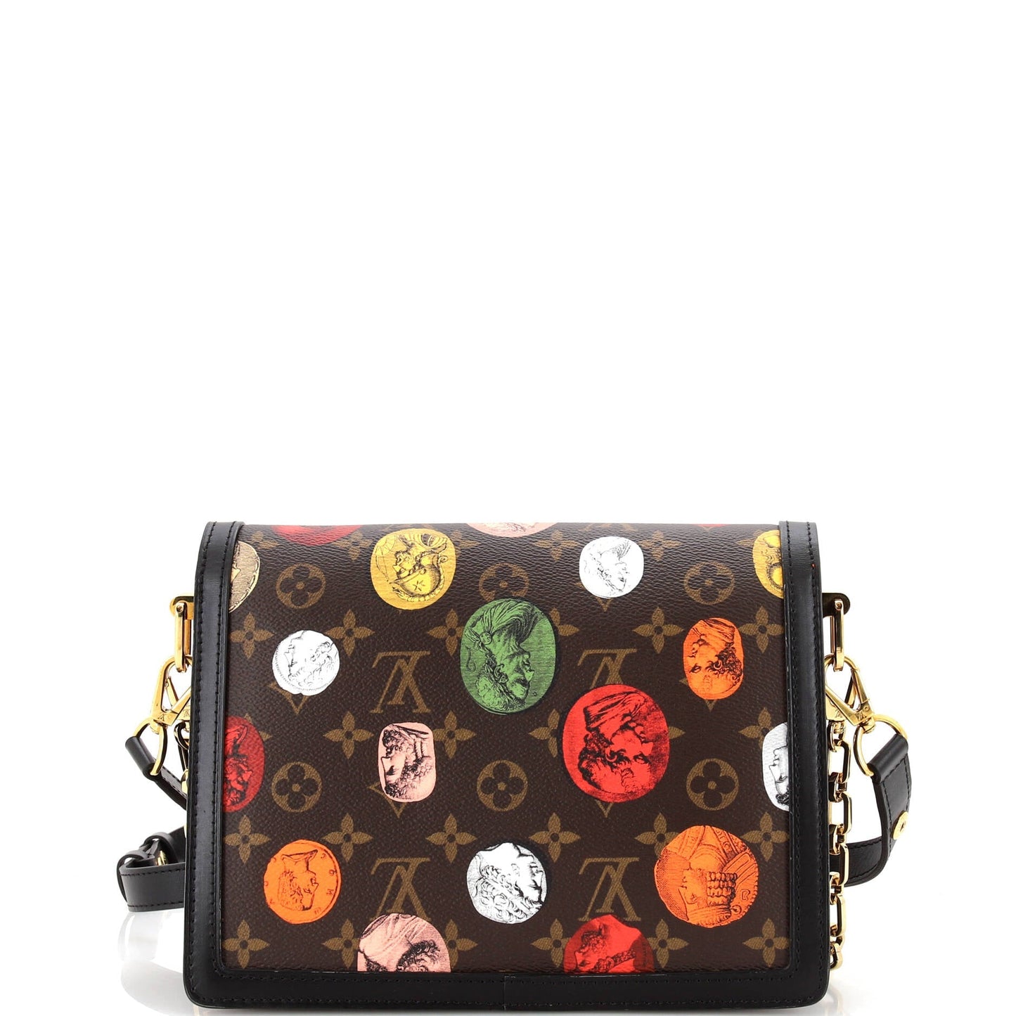 Louis Vuitton Dauphine Shoulder Bag Limited Edition Fornasetti Cameo Monogram Canvas MM