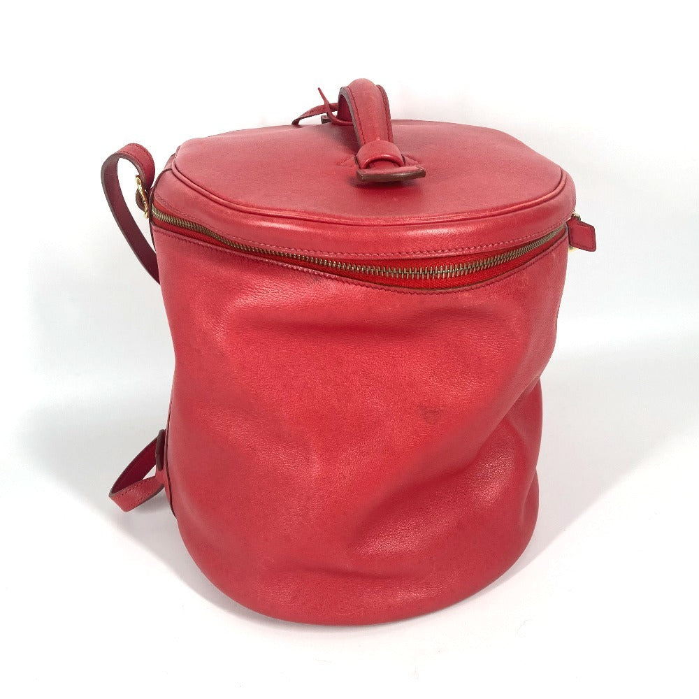 HERMES Handbag leather Red Inter City Women