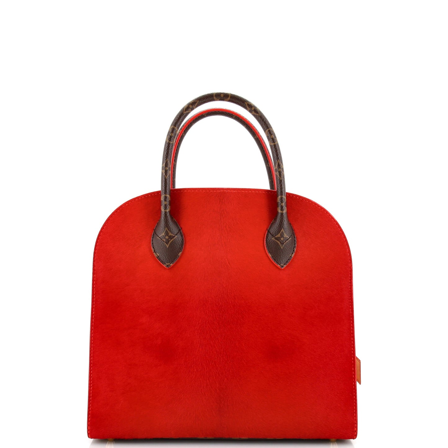 Louis Vuitton x Christian Louboutin Shopping Bag Calf Hair and Monogram Canvas