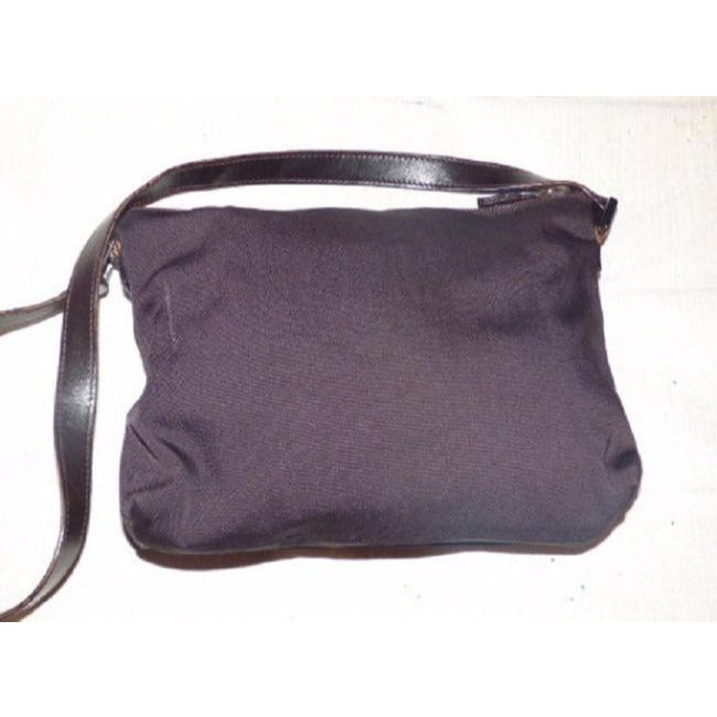 Gucci Lou Nylon Leather Shoulder Bag