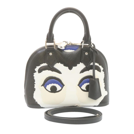 LOUIS VUITTON Epi Kabuki Alma BB Shoulder Bag Black M43506 LV 29089A