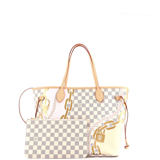Louis Vuitton Neverfull NM Tote Limited Edition Nautical Damier MM