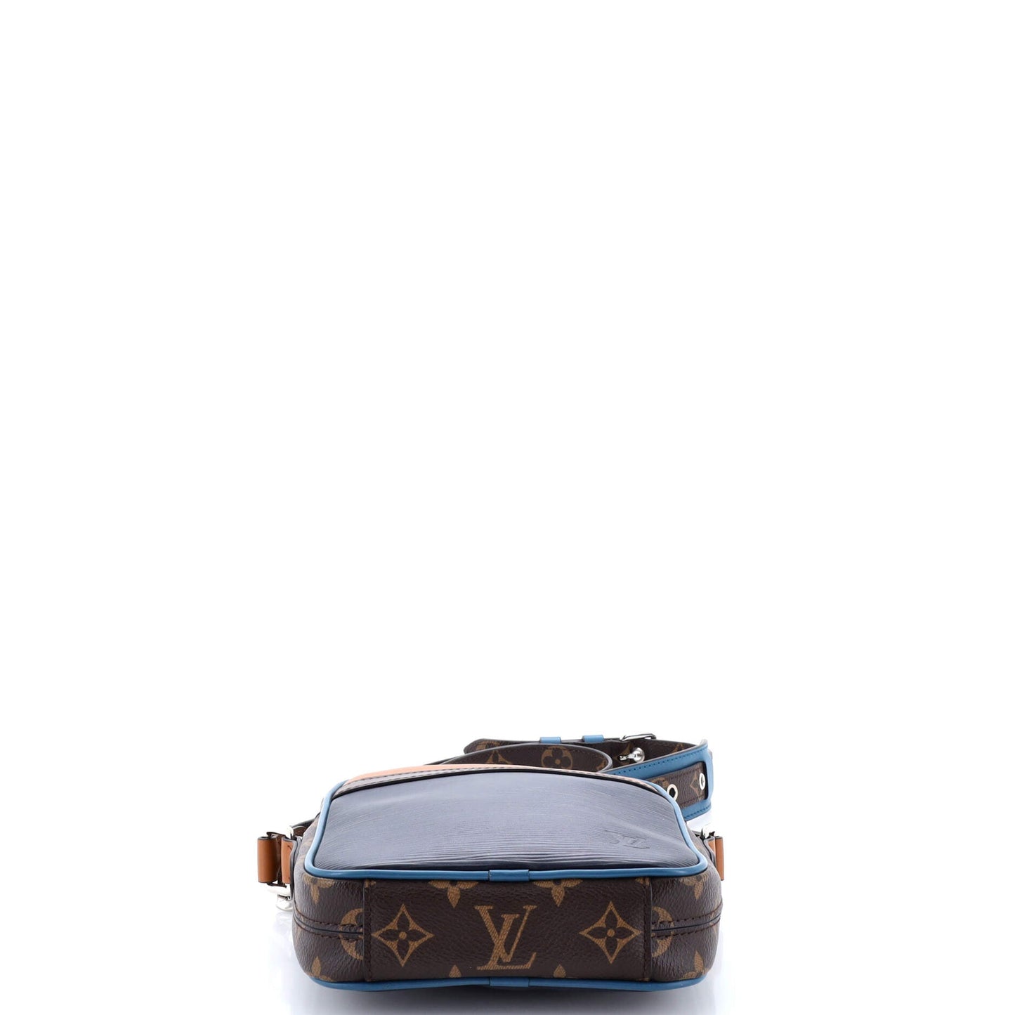 Louis Vuitton Danube Handbag Epi Leather with Monogram Canvas Slim
